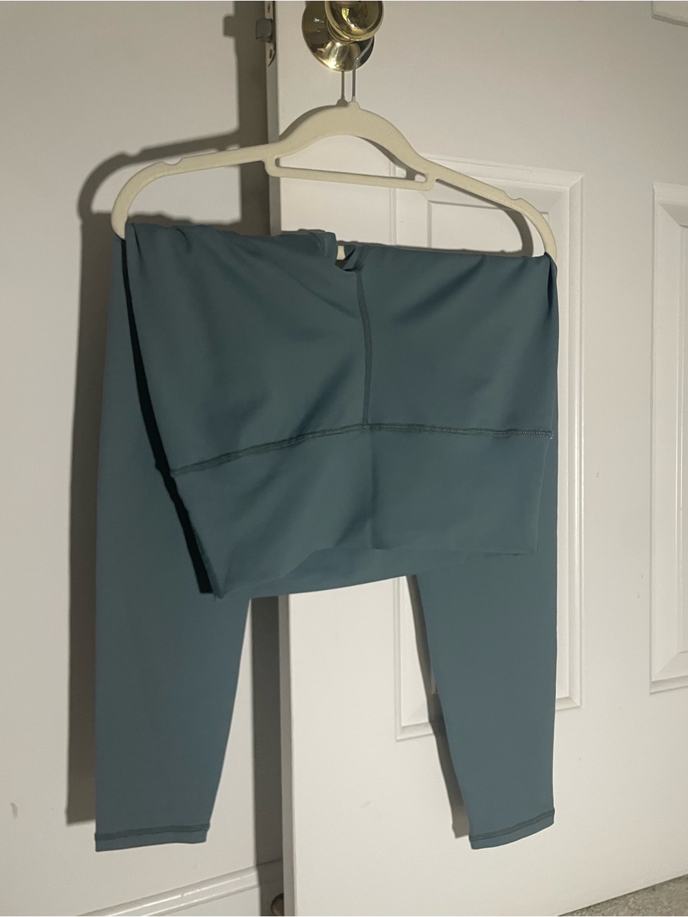 High-Waist Full-Length Leggings in Teal